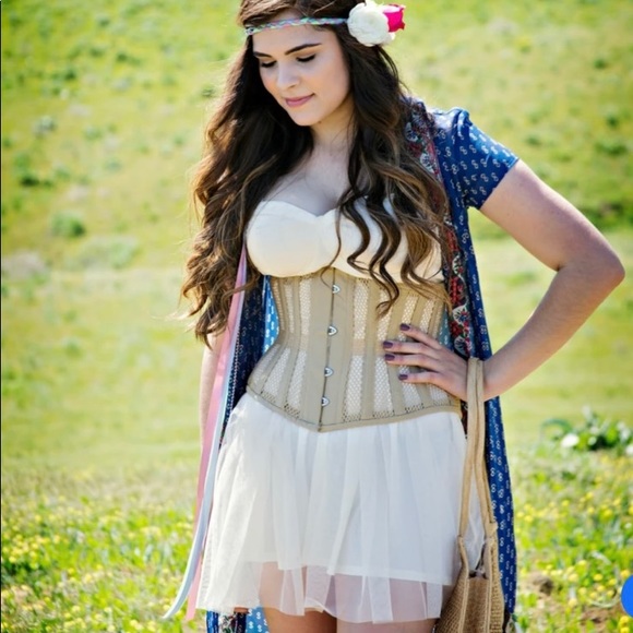 🚨SOLD🚨Mesh Romantic Curve Standard Underbust Corset : CS-411 Celebrity corset! - Picture 11 of 11